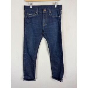People for Peace Mens Selvedge Denim Jeans Indigo Blue Made in USA Size 30x30